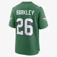 Saquon Barkley Philadelphia Eagles чоловічі Nike NFL Game Football Jersey колір зелений