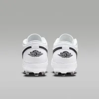 Nike Jordan 1 Retro Low Metal бейсбольні бутси колір білий