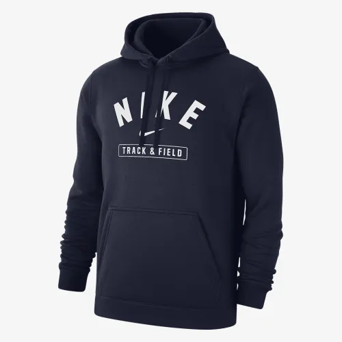 Nike Club Fleece чоловічі Track & Field Толстовка з капюшоном блакитний