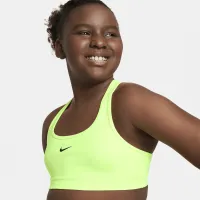 Nike Swoosh Big дитячі (Girls') Sports Bra (Extended Size) Yellow