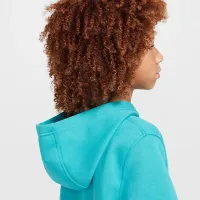 Nike Sportswear Club Fleece Big дитячі Pullover Толстовка з капюшоном колір зелений