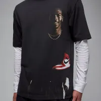 Nike Jordan чоловічі Crew-Neck футболка колір чорний