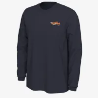 Nike 2024 NXR мужские Running Long-Sleeve футболка синий