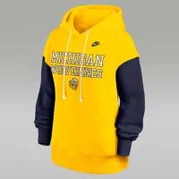 Michigan Legacy Phoenix женская Nike College Pullover Толстовка с капюшоном Yellow