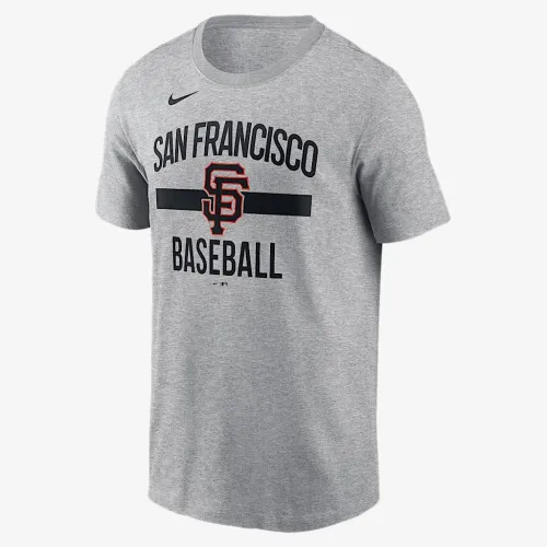 San Francisco Giants Arched мужские Nike MLB футболка цвет серый