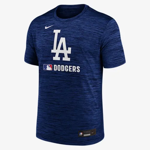 Los Angeles Dodgers Authentic Collection Velocity чоловічі Nike Dri-FIT MLB футболка блакитний