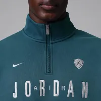 Nike Jordan Flight мужские Graphic Fleece 1/4-Zip синий