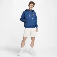 Nike Standard Issue чоловічі Dri-FIT баскетбольні Pullover Толстовка з капюшоном блакитний
