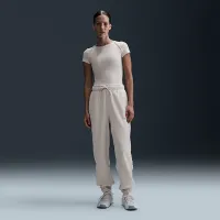 Nike Therma-FIT One женская Loose Fleece Pants цвет коричневый
