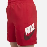 Nike Sportswear Big дитячі Woven шорти колір червоний