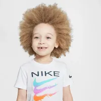 Nike Sportswear Toddler Sportswear Swoosh футболка колір білий
