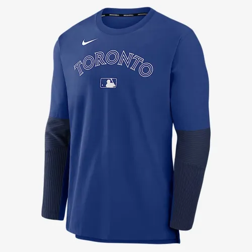 Toronto блакитний Jays Authentic Collection Player чоловічі Nike Dri-FIT MLB Pullover Куртка блакитний