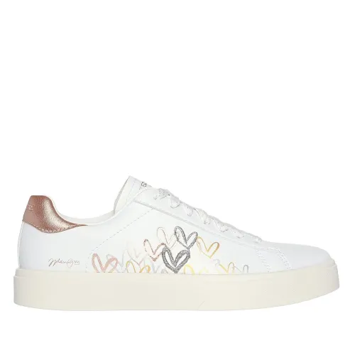 Кроссовки Skechers Eden LX Gleaming Hearts 185129WMLT - Белые