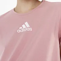Футболка adidas Aeroready Made For тренировочные Crop Sport Tee HD9353 - Розовые