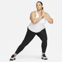 Nike Swoosh женская Medium-Support Padded Sports Bra Tank (большие размеры) цвет белый