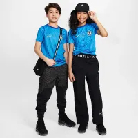 Chelsea FC Academy Pro Big детские Nike Dri-FIT Soccer Short-Sleeve Pre-Match Top синий