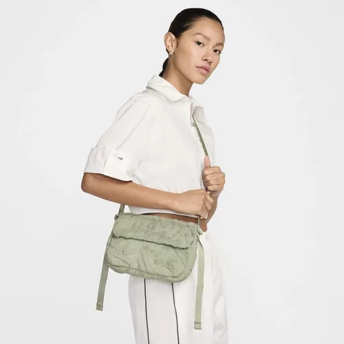 Nike Sportswear Futura 365 Faux Fur Crossbody сумка (1L) цвет зеленый