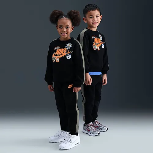 Nike Little детские 2-Piece Fleece Pants набор цвет черный