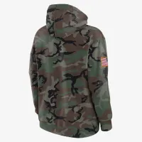 Nike Michigan Wolverines Military Appreciation Club Men’s Jordan Brand College Pullover Толстовка з капюшоном колір зелений