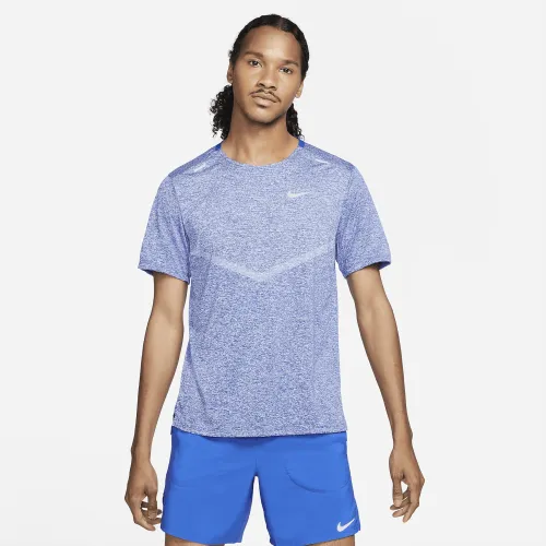 Nike Rise 365 чоловічі Dri-FIT Short-Sleeve Running Top блакитний