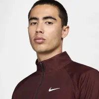 Nike Tour чоловічі Dri-FIT ADV 1/2-Zip для гольфу Top колір червоний