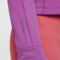 Nike Pro Girls' Therma-FIT 1/2-Zip Top колір фіолетовий