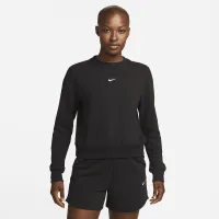 Nike Dri-FIT One женская Crew-Neck French Terry свитшот цвет черный