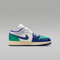 Nike Air Jordan 1 Low Big детские Кроссовки цвет белый