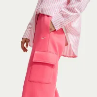 Nike Sportswear Phoenix Fleece женская Cargo Sweatpants Pink