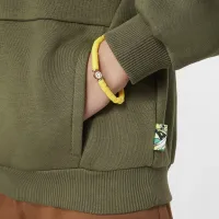 Nike SB Big дитячі оверсайз Skate Толстовка з капюшоном колір зелений