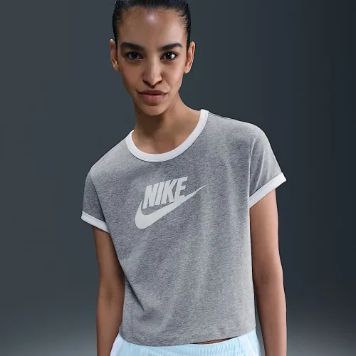 Nike Sportswear женская Short-Sleeve Ringer футболка цвет серый