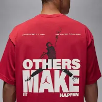 Nike Jordan мужские оверсайз Reissue футболка цвет красный