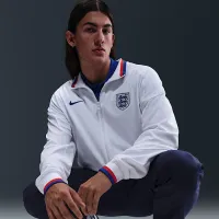 England Academy Pro мужские Nike Dri-FIT Soccer Anthem Куртка цвет белый