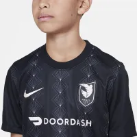 Angel City FC 2022/23 Stadium Home Big детские Nike Dri-FIT Soccer Jersey цвет черный