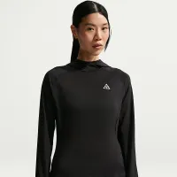 Nike ACG женская UV-Resistant Hooded Trail Running Mid-Layer Top цвет черный