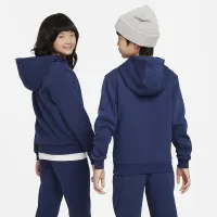 Nike Sportswear Club Fleece Big детские Pullover Толстовка с капюшоном синий