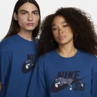 Nike SB Skate-футболка синий