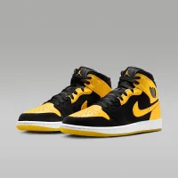 Nike Air Jordan 1 Mid SE мужские Кроссовки цвет черный