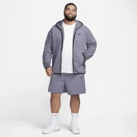 Nike Tech мужские Lightweight Knit Full-Zip Толстовка с капюшоном цвет серый