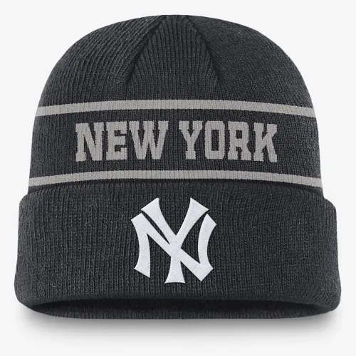 New York Yankees Rewind Terra чоловічі Nike MLB Cuffed Beanie блакитний
