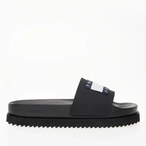 Шльопанці Tommy Jeans Elevated Flatform EN0EN02451-BDS - Чорні