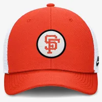 San Francisco Giants Cooperstown Rise мужские Nike Dri-FIT MLB Trucker Adjustable Hat Orange