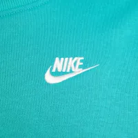 Nike Sportswear Club Fleece Girls' Boxy Crew-Neck свитшот цвет зеленый