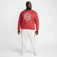 Nike Standard Issue чоловічі Dri-FIT баскетбольні Crew-Neck світшот колір червоний