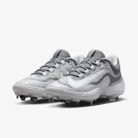 Nike Alpha Huarache Elite 4 Low чоловічі бейсбольні бутси колір сірий