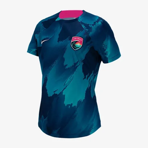 San Diego Wave FC женская Nike NWSL Pre-Match Top синий