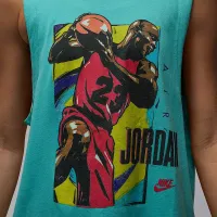 Nike Jordan жіноча Sleeveless Graphic футболка колір зелений