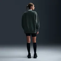 Nike Sportswear Phoenix Fleece жіноча оверсайз Crew-Neck світшот колір зелений