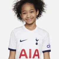 Tottenham Hotspur 2023/24 Stadium Home Big дитячі Nike Dri-FIT Soccer Jersey колір білий