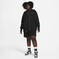 Nike Sportswear Phoenix Fleece женская оверсайз Full-Zip Толстовка с капюшоном (большие размеры) цвет черный